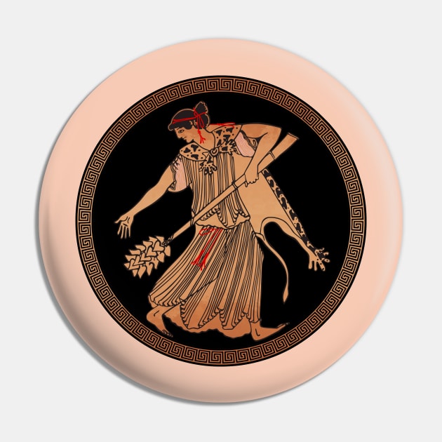 Raving Maenad Pin by Mosaicblues