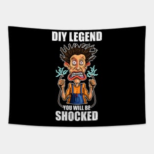 Funny DIY Home Improvements Shocking Design Tapestry