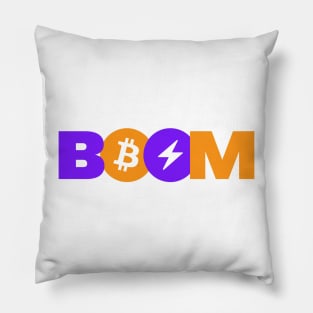 BTC Lightning BOOM Pillow