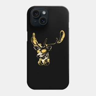 Deer DJ Bling Cool Funny Music Animal With Sunglasses And Headphones. Phone Case