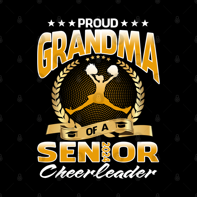 Proud Grandma Of A 2024 Senior Cheerleader by eyelashget