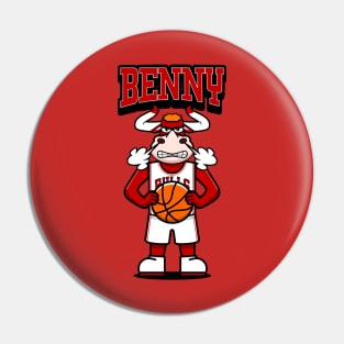 Benny the Bull! Pin