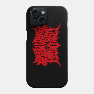 Brew Crime Metal (Red) Phone Case