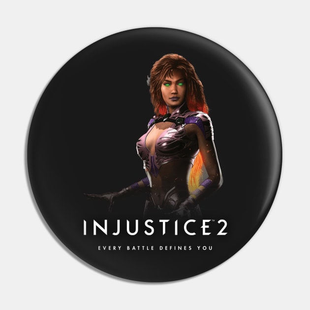 Injustice 2 - Starfire Pin by Nykos