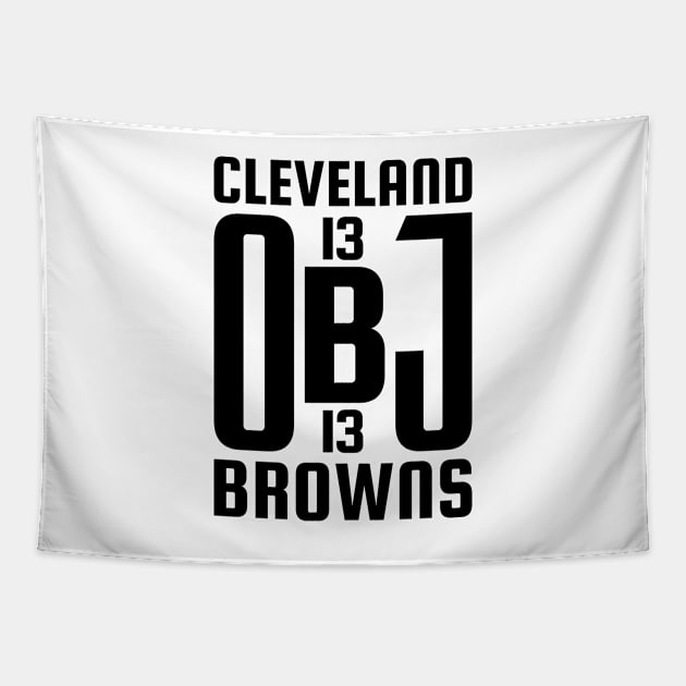 OBJ Cleveland Browns 2 Tapestry by HooPet