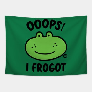 OOOPS FROGOT Tapestry