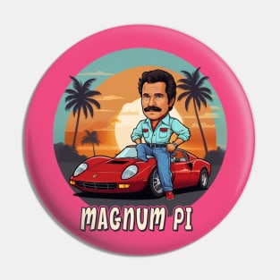 Magnum pi car ferrari Pin