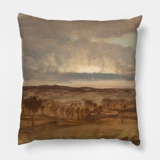Hudson Valley by Frederic Edwin Church Pillow