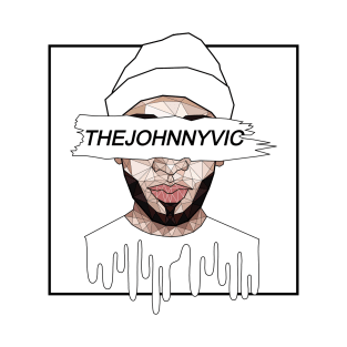 TheJohnnyVic White Clear Background by Clementine (box) T-Shirt