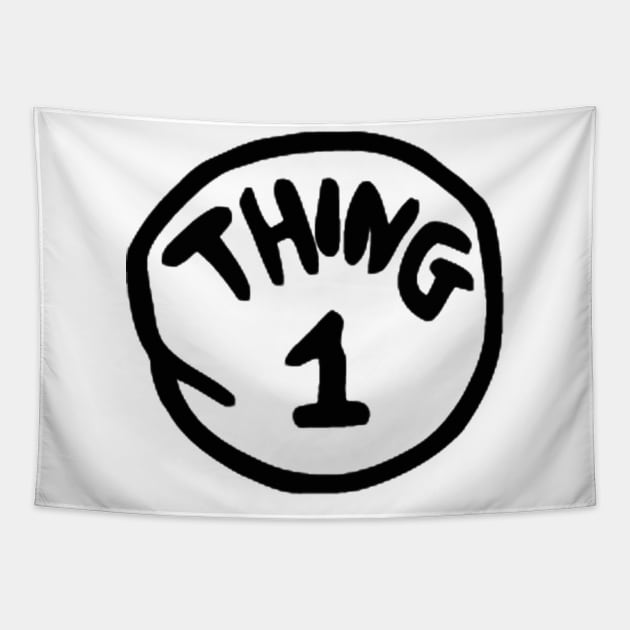 thing 1 Tapestry by JAFARSODIK