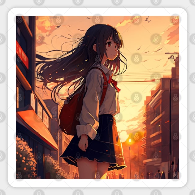 Desktop Wallpaper Travelling, Train, Cute Anime Girl, Kaori Sasaki,  Ushinawareta Mirai Wo Motomete, 5k, Hd Image, Picture, Background, 786f4f