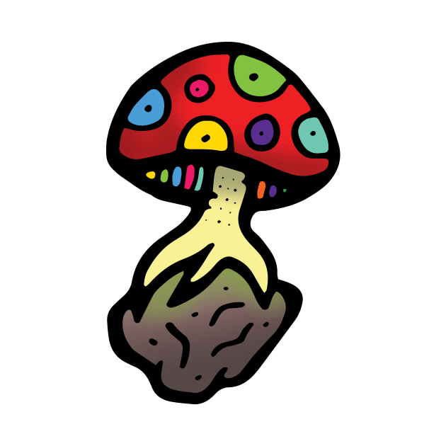 Colorful Mushroom by VANDERVISUALS