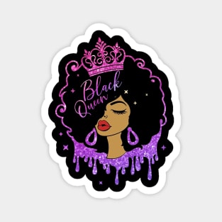 Black Queen, Black Girl Magic, Black Queen, Black Lives Matter Magnet