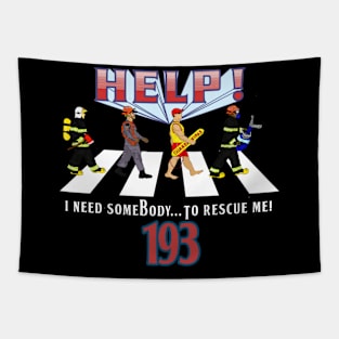 Help! Firefighters Tapestry