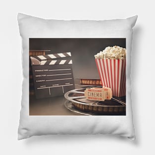 Movie objects, illustration (F010/7797) Pillow