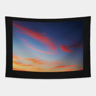 Neon Cotton Candy Clouds Tapestry