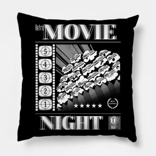 Retro Movie Night Pillow