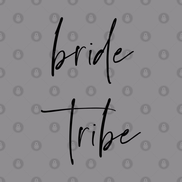 bride tribe tee set attire by kennaplate