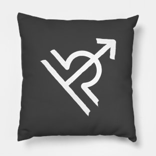 Sagittarius and Libra Double Zodiac Horoscope Signs (White) Pillow