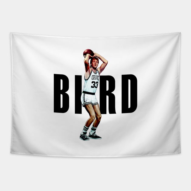 Larry Bird Tapestry by TheSIZE