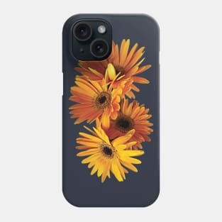 Daisies - Group of Yellow Gerbera Daisies Phone Case