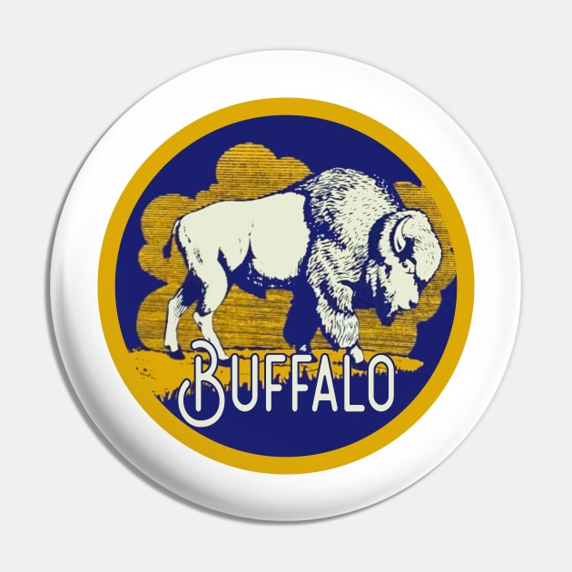 Buffalo Decal Pin by ZSONN