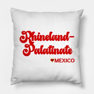 Rhineland-Palatinate: I love Germany  Deutschland Pillow