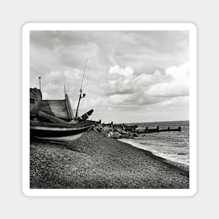 The beach at Sheringham, Norfolk, UK Magnet