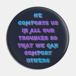 2 Corinthians 1:4 - Black Pin