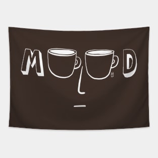 Coffee mood [white] Tapestry