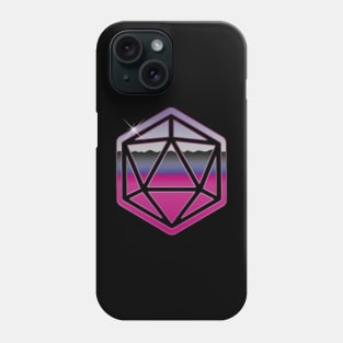 Retro D20 80s Chrome Phone Case