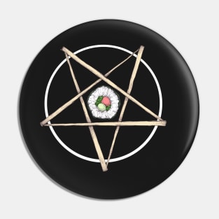 Sushi Pentagram Pin