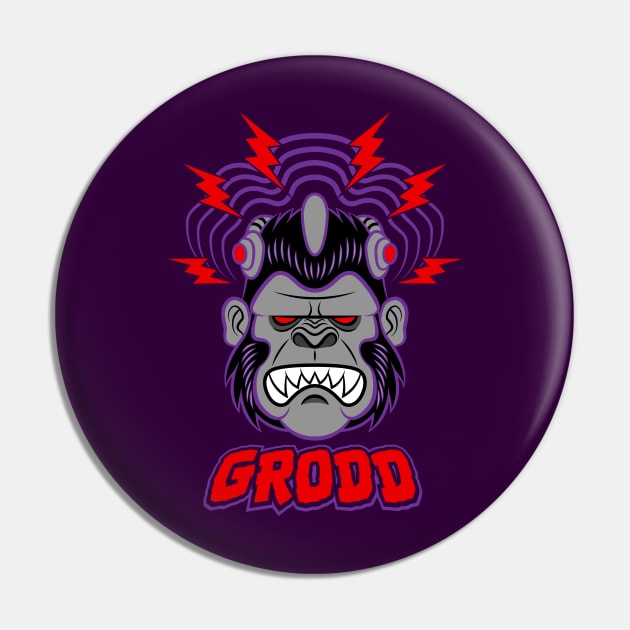 Grodd Pin by VicNeko