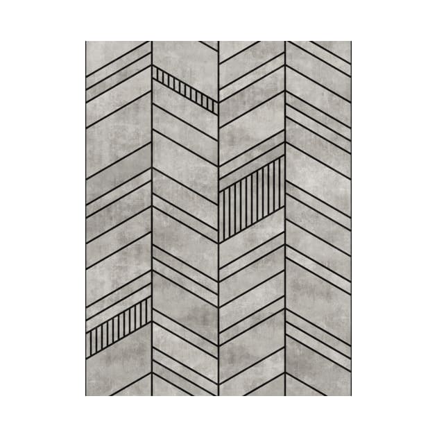 Concrete Chevron Pattern by ZoltanRatko