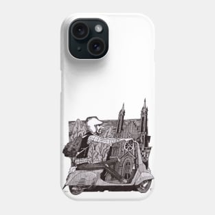 Biker on roads! Phone Case