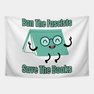 Ban The Fascists Save The Books Tapestry