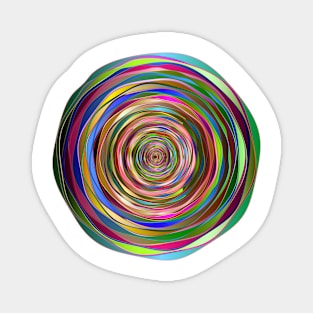 Colourful swirl / whirlpool Magnet