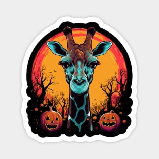 Giraffe Halloween Magnet