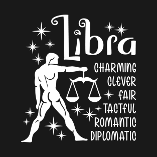 Libra zodiac positive traits T-Shirt