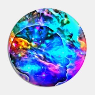 Vivid Galaxy Mind Pin