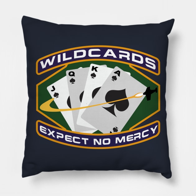 Wildcards Expect No Mercy Pillow by Meta Cortex