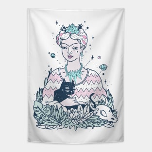 cosmic frida Tapestry