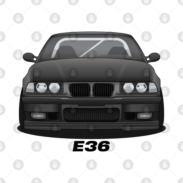 Black E36 by turboosted