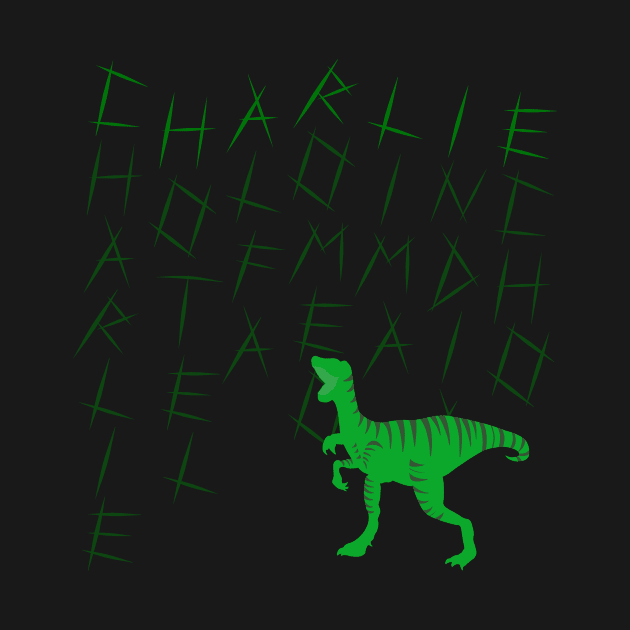 Charlie the Raptor Silhouette by Alaina Williams