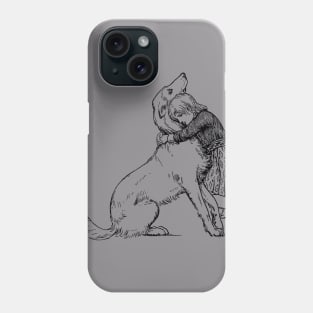 t-shirt dog lovers Phone Case