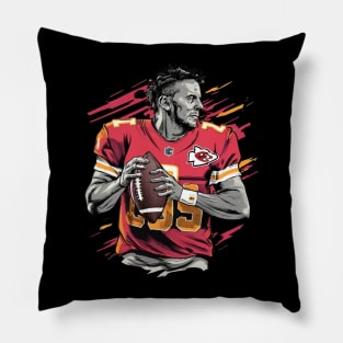 mahomes football chiefs design Pillow