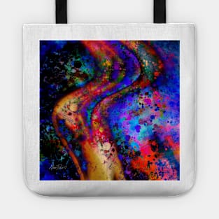 Eruption Abstract Art Tote