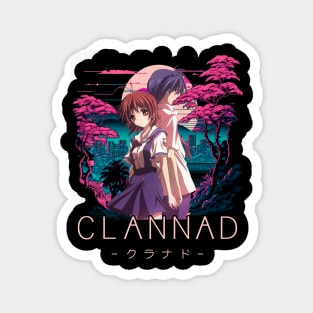 Graphic Art Nagisa And Tomoya Clannad Japanese Anime Magnet