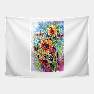 Sunflowers Tapestry