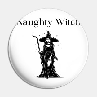 Naughty Witch Pin